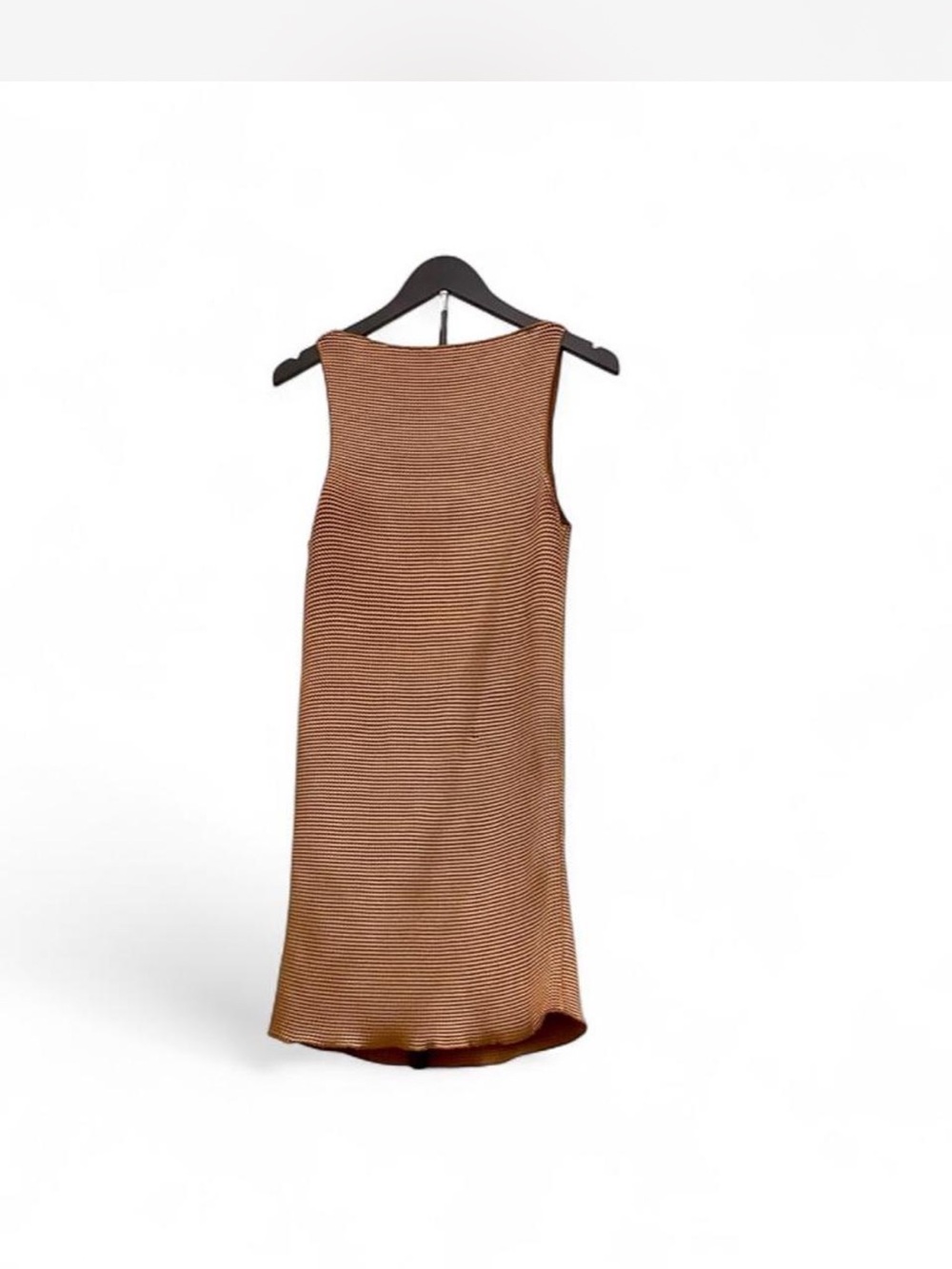 Anine Bing XS Sleeveless Dress in Metallic Bronze
